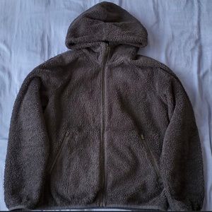 TNA fuzzy zip up hoodie